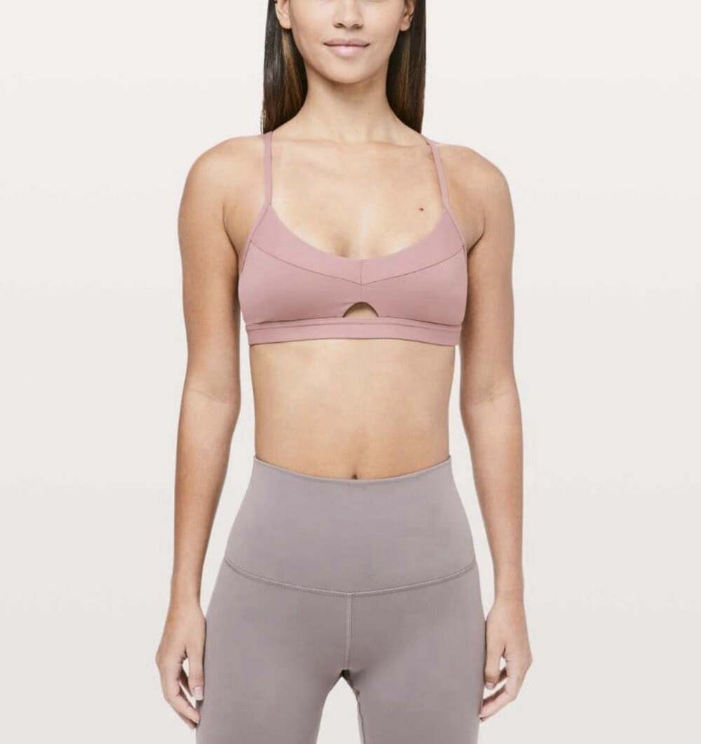 Lululemon Deeper Breath Yoga Minimalist Sports Bra-XS